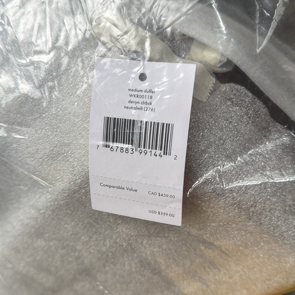 Kate Spade | Medium Duffel Purse | Three-toned Colorblock | NWT - Picture 6 of 6